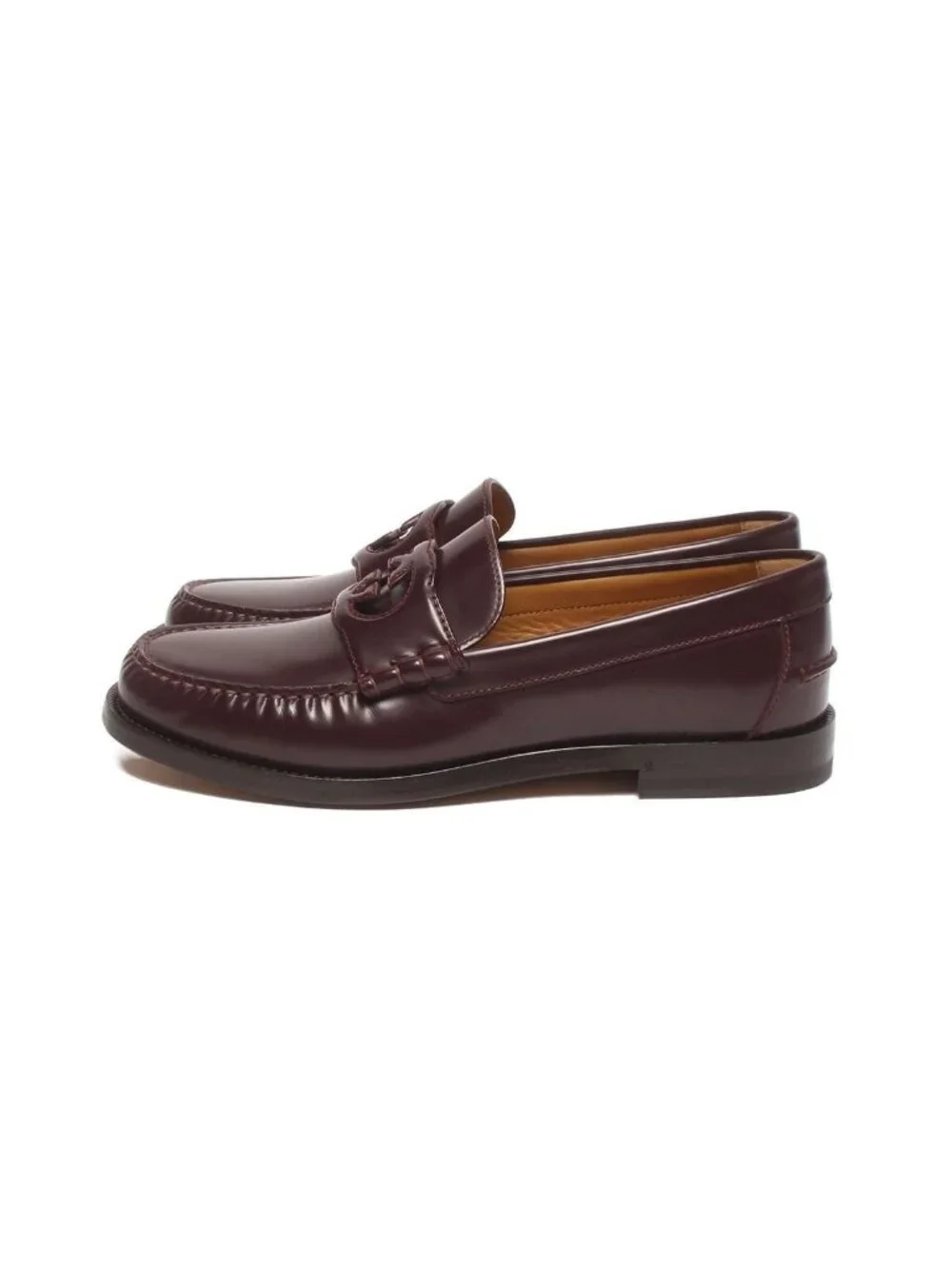 Gucci Loafers Interlocking 738470 Men's SIZE 8 1 2